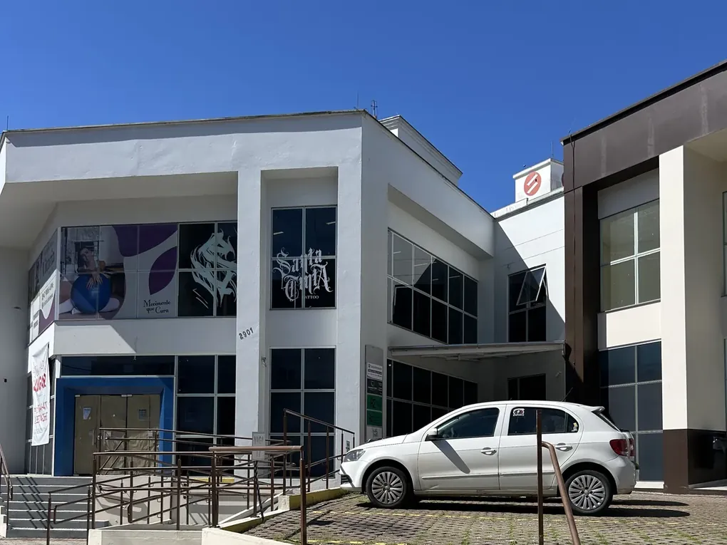 Prédio na Rua Amazonas, 2901, no bairro Garcia, onde fica o consultório